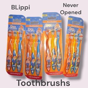 Kids Toothbrushes 12 Pack Sealed Blippi (BEA15)